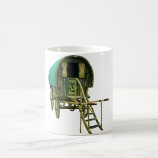 Gypsy bowtop caravan coffee mug