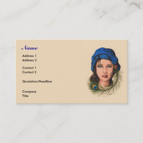 Gypsy Business Card Template