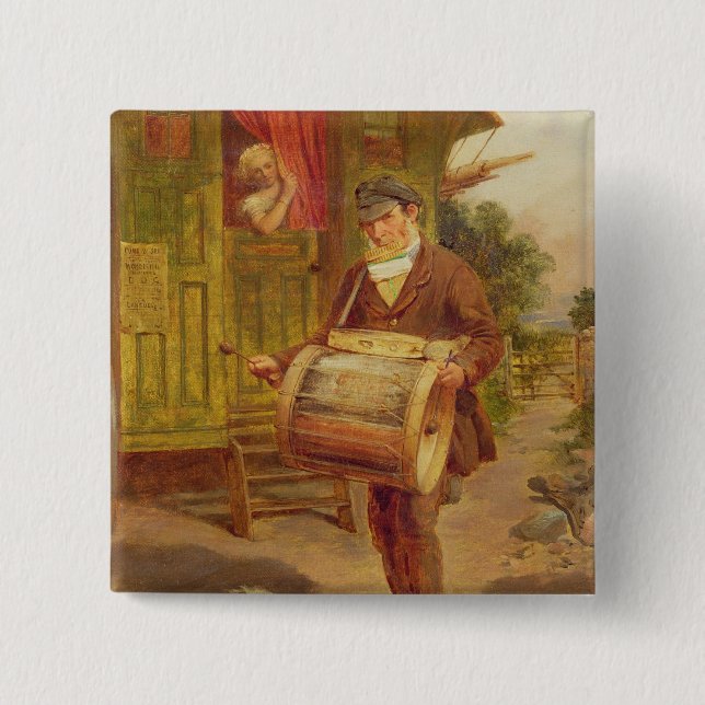 Gypsy Caravan Pinback Button (Front)