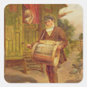 Gypsy Caravan Square Sticker