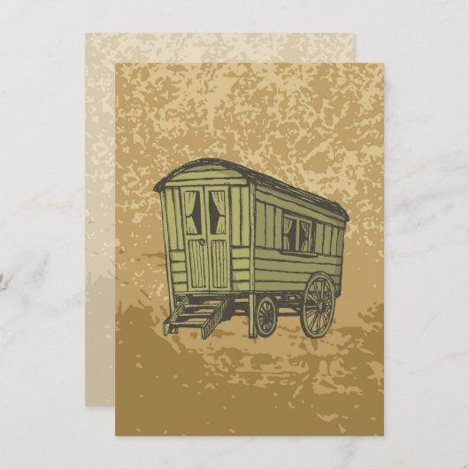 Gypsy caravan wagon (Front/Back)