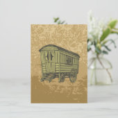 Gypsy caravan wagon (Standing Front)
