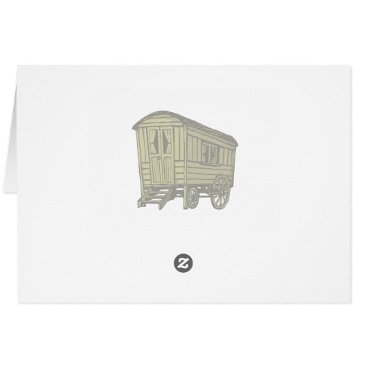 Gypsy caravan wagon (Back Horizontal)