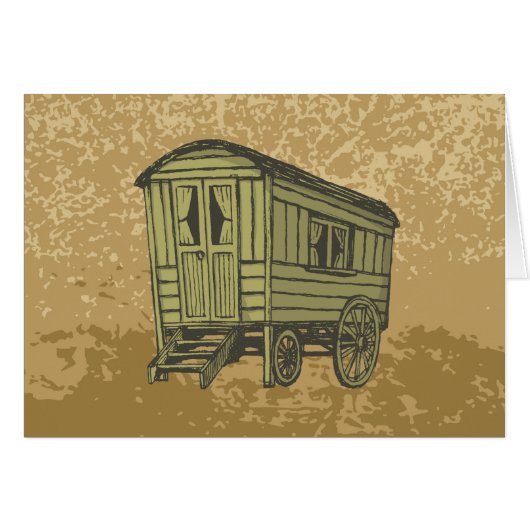 Gypsy caravan wagon (Front Horizontal)