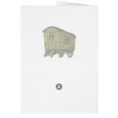 Gypsy caravan wagon cards (Back)