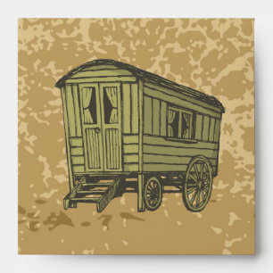 Gypsy caravan wagon envelope