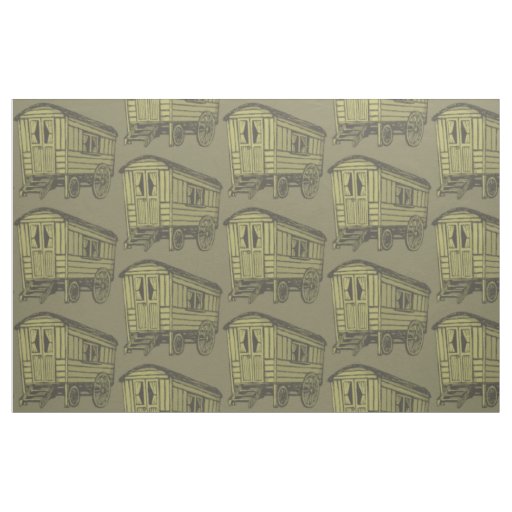 Gypsy caravan wagon fabric