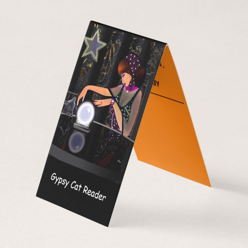 Gypsy Cat Reader Business Card