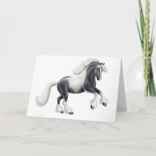 Gypsy Cob Vanner Greeting Card