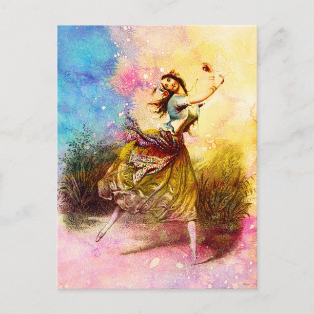 GYPSY DANCE POSTCARD (Front)