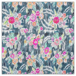 Gypsy Dark Watercolor Floral Fabric