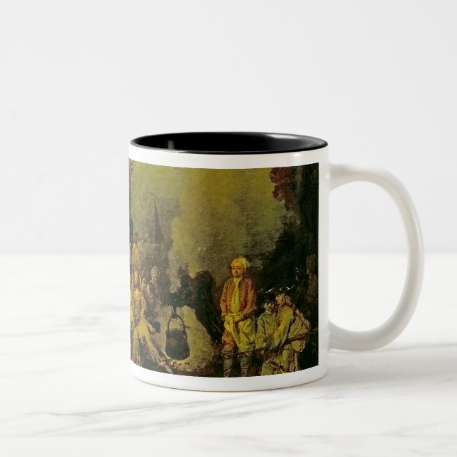 Gypsy Encampment Two-Tone Coffee Mug (Right)