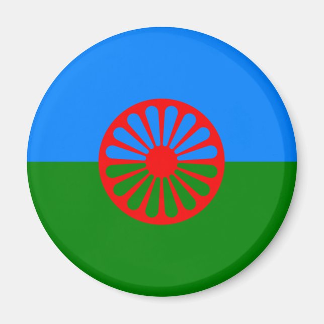 Gypsy flag magnet (Front)