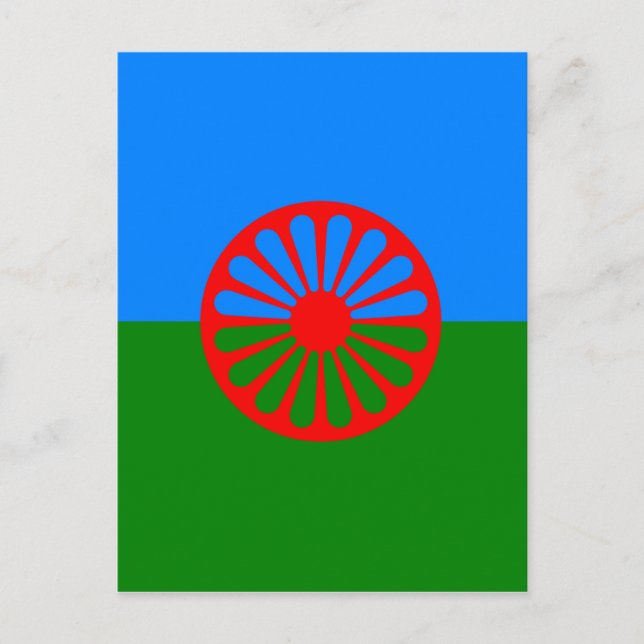 Gypsy flag postcard (Front)