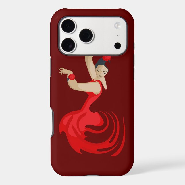 Gypsy Flamenco Dancer Iphone Case (Back)