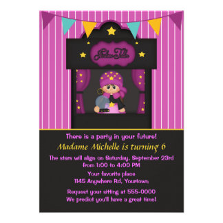 Fortune Teller Party Invitations 1