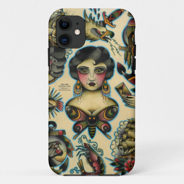 gypsy girl moth Case-Mate iPhone case (Back)