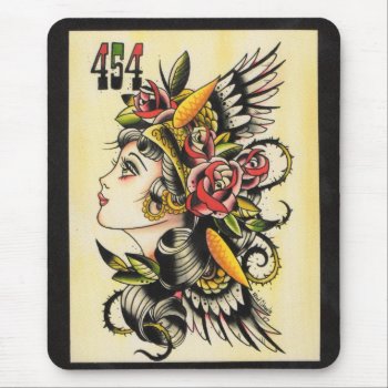 "gypsy Girl" Mouse Pad by TattooBrad at Zazzle