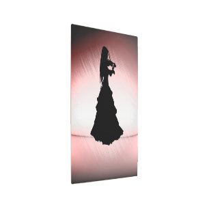 Gypsy Girl Plays Violin Metal Print