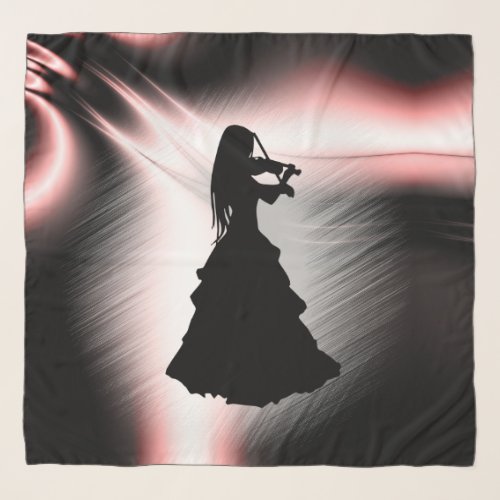 Gypsy Girl Plays Violin Scarf