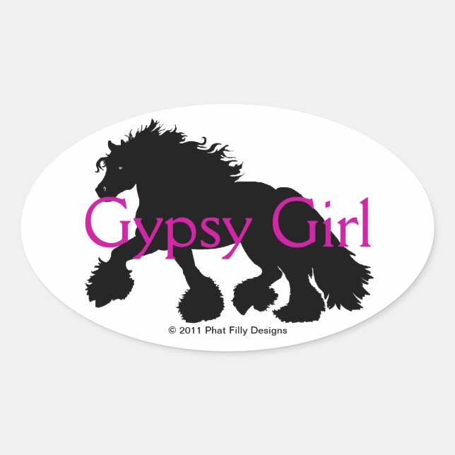 Gypsy Girl Sticker (Front)