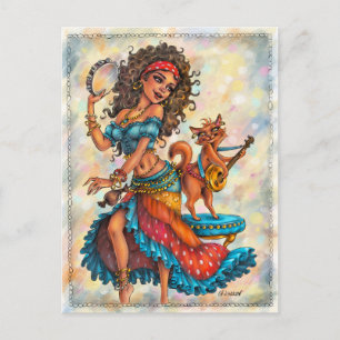 Gypsy Girls Postcard