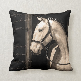 "Gypsy Gold" Equestrian Pillow