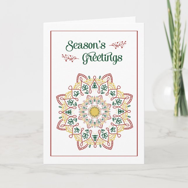 Gypsy Greetings Holiday Card (Front)