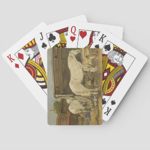 Gypsy Horses, c.1885-90 (oil on canvas) Poker Cards