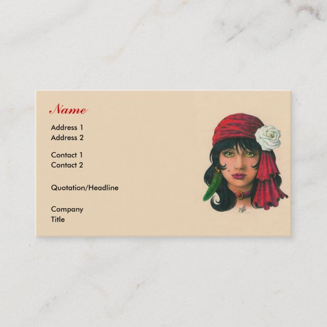 Gypsy II Business Card (Front)