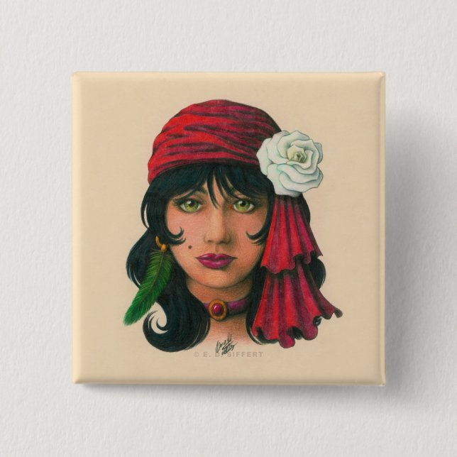 Gypsy II Pinback Button (Front)