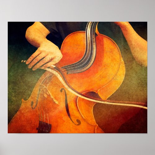 Gypsy Jazz Variation _ Surreal Cello Poster