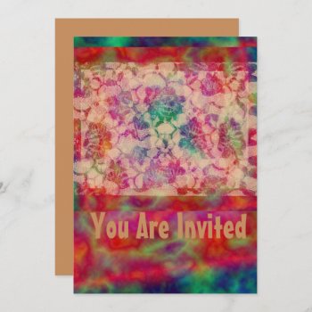 Gypsy Lace Roses Invitation by LeFlange at Zazzle