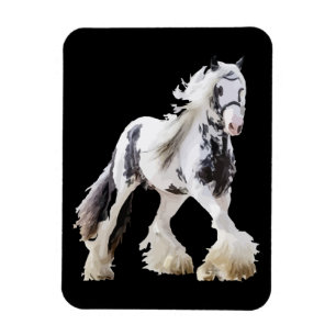 Gypsy Mare Stallion Draft Horse Magnet