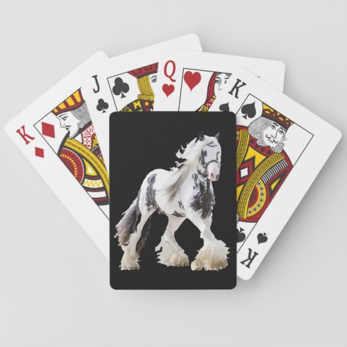 Gypsy Mare Stallion Draft Horse Playing Cards