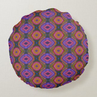 Gypsy Medallion Batik Tie-Dye Reversible Pillow