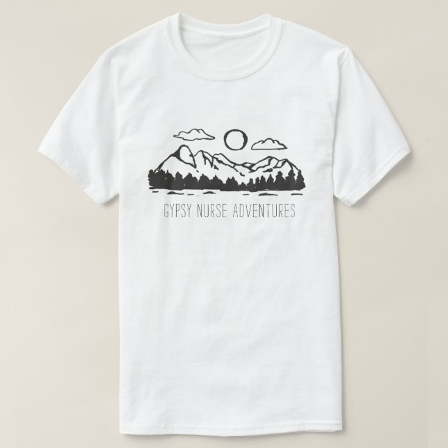 Gypsy Nurse Adventures T-Shirt (Design Front)