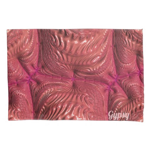 GYPSY  Original Fractal Design  Coral Puff   Pillow Case