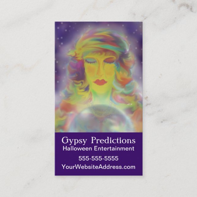 Gypsy Prediction Business Card (Front)