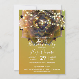 Gypsy Soul Mandala Invitation