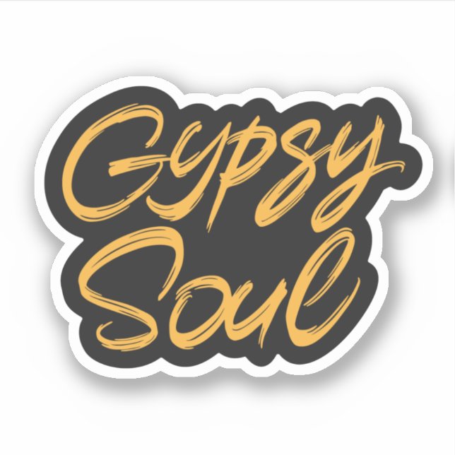 Gypsy soul sticker (Front)