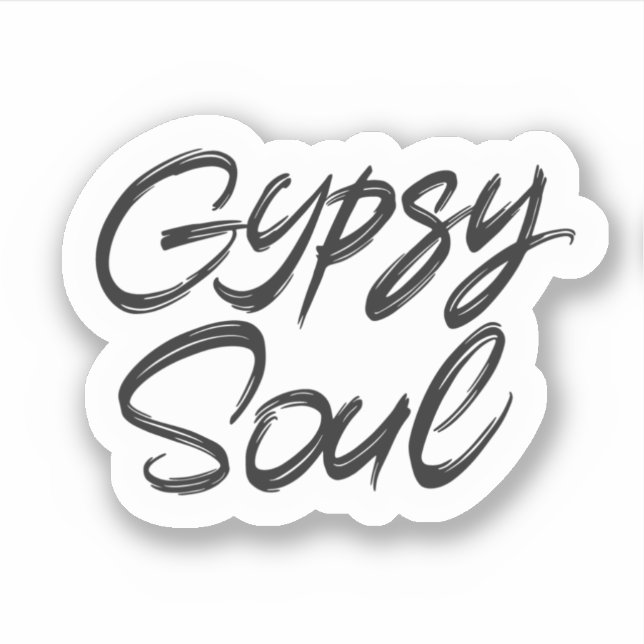 Gypsy Soul Sticker (Front)