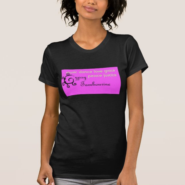 Gypsy Tambourine T-Shirt (Front)