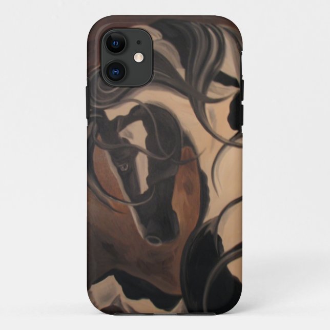 Gypsy Vanner Case-Mate iPhone Case (Back)