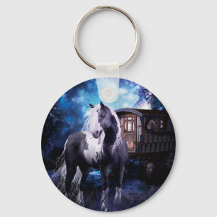 Gypsy Vanner Dreams Keychain
