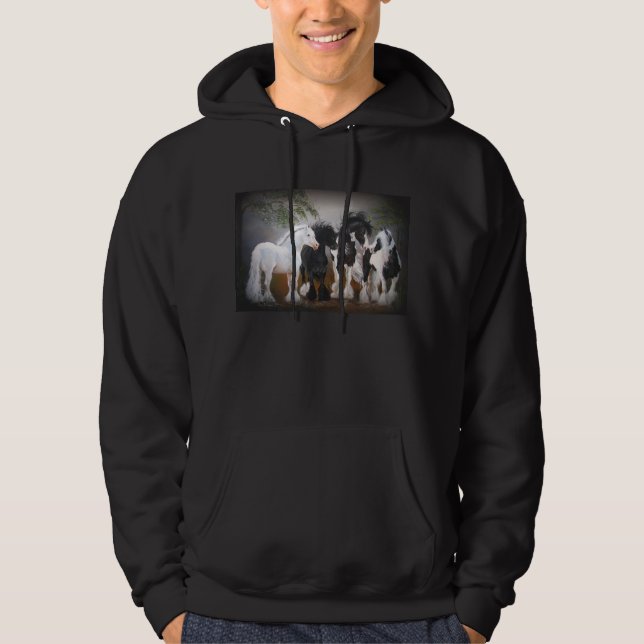 Gypsy Vanner Hooded Sweatshirt (Front)