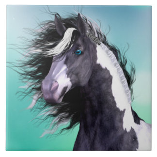 Gypsy Vanner Horse 6x6 Ceramic Tile