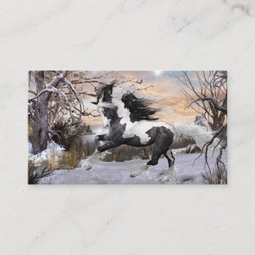 Gypsy Vanner Horse Business Cards