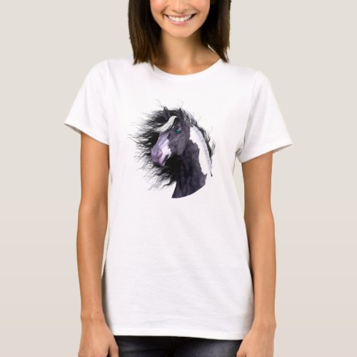 Gypsy Vanner Horse Head Shirt 2