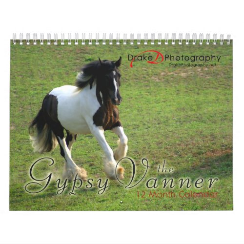 Gypsy Vanner Horses Calendar